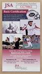 Dennis Rodman Autographed & Framed Custom Jersey JSA