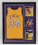 Shaquille ONeal Autographed & Framed Custom Jersey JSA