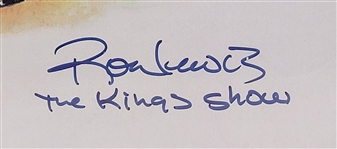 The Kings of Baseball Autographed & Framed 24x29 Ron Lewis Lithograph Signed by Hank Aaron, Rickey Henderson, Nolan Ryan, & Pete Rose w/ Beckett LOA