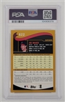 Joe Mauer Autographed 2002 Topps #622 Rookie Card PSA 6 Auto 8