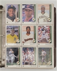 Bert Blyleven Signed 1989 Upper Deck Baseball Card Set in Album Ken Griffey Jr Rookie Card w/ Blyleven Signed Letter of Provenance