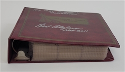Bert Blyleven Signed 1981 Baseball Card Album w/ Blyleven Signed Letter of Provenance