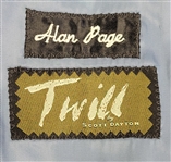 Alan Page Worn Suit