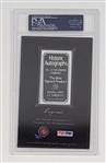 Chester C. Hoff 2013 Historic Autographs 1909-1912 Card PSA/DNA Authentic