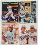 Lot of 4 Baseball Autographed Photos & Magazine Pages Beckett