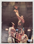 Kareem Abdul-Jabbar Autographed & Inscribed Magazine Page Beckett