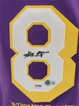 Kobe Bryant Autographed 1996-97 Los Angeles Lakers Mitchell & Ness HWC Jersey LE #5/8 PSA/DNA & Beckett LOA