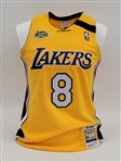 Kobe Bryant Autographed 1999-00 Los Angeles Lakers Mitchell & Ness NBA Finals HWC Jersey LE #5/8 PSA/DNA & Beckett LOA