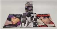 Lot of 3 Prince Magazines w/ Funko Pop