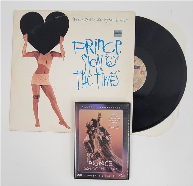 Prince "Sign of the Times" 12 Inch Single & Import DVD