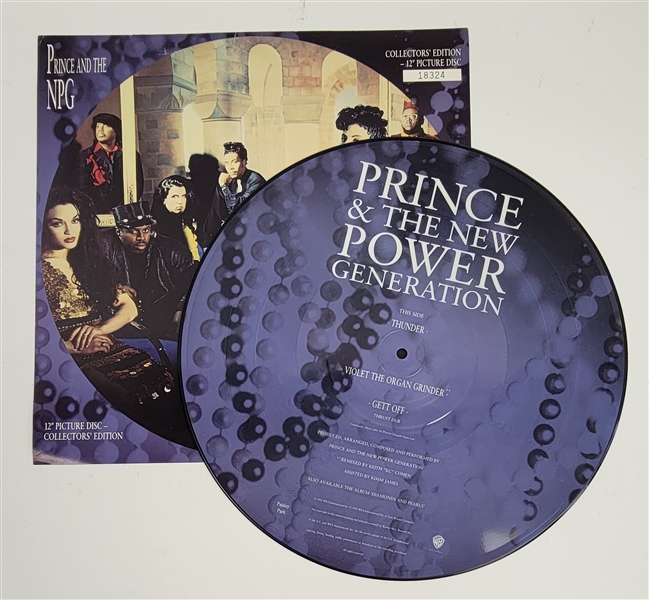 Prince & The New Power Generation "Thunder" Picture Disc