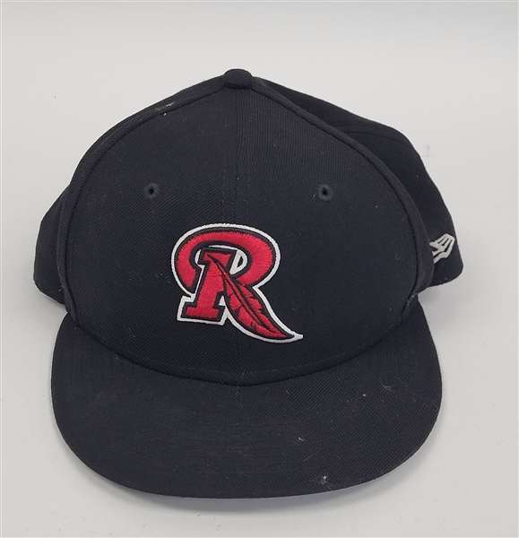 Jake Cave Rochester Red Wings Game Used Hat