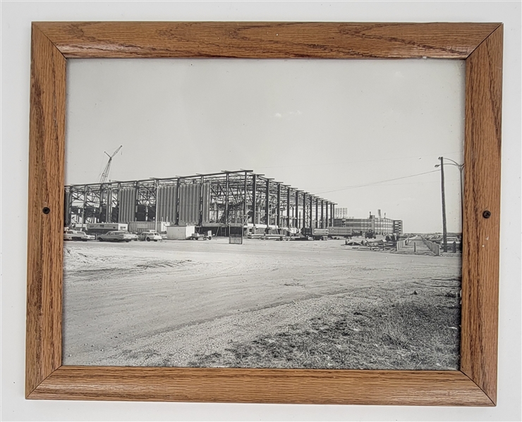 Vintage Framed Photo of Met Center Under Construction