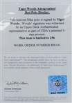 Tiger Woods Autographed & Framed Nike Golf Shirt LE #42/250 UDA
