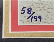 Gordie Howe Autographed & Inscribed 11x14 Photo & Replica Score Sheet Display LE #58/199