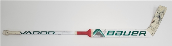 Devan Dubnyk Minnesota Wild Game Used & Autographed Hockey Stick w/ Wild LOA