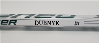 Devan Dubnyk Minnesota Wild Game Used & Autographed Hockey Stick w/ Wild LOA