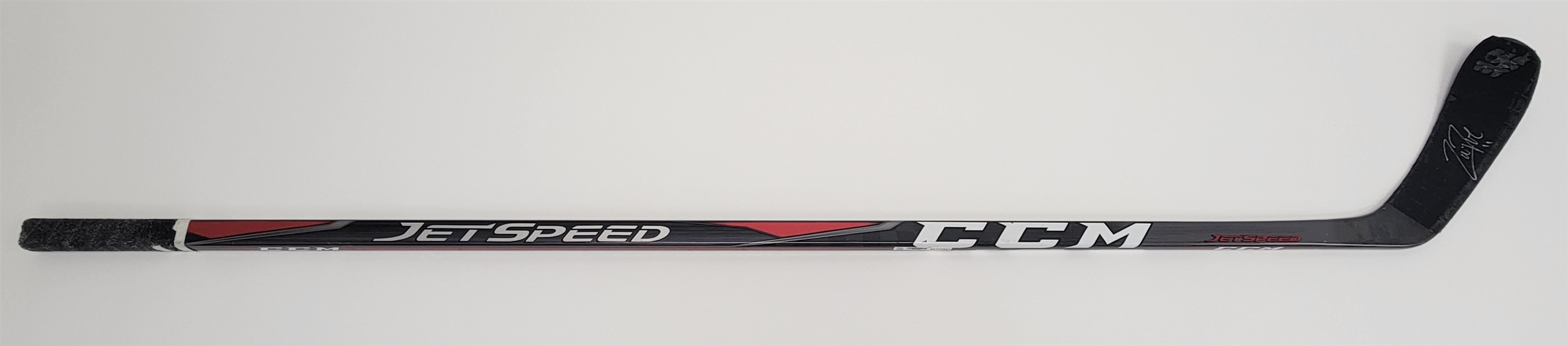 Zach Parise Minnesota Wild Game Used & Autographed Hockey Stick w/ Wild LOA