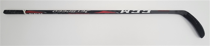 Zach Parise Minnesota Wild Game Used & Autographed Hockey Stick w/ Wild LOA