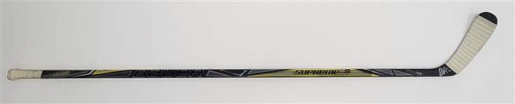 Eric Staal Minnesota Wild Game Used & Autographed Hockey Stick w/ Wild LOA