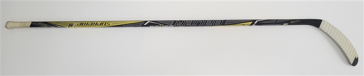 Eric Staal Minnesota Wild Game Used & Autographed Hockey Stick w/ Wild LOA