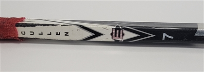 Matt Cullen Minnesota Wild Game Used & Autographed Hockey Stick w/ Wild LOA