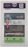 Royce Lewis Autographed & Inscribed 2022 Stadium Club Chrome #380 Gold Refractor Rookie Card LE #10/50 PSA 10 Auto 10