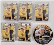 Lot of (5) 1997 NASCAR VIP Sets + Rusty Wallace Collectors Plate
