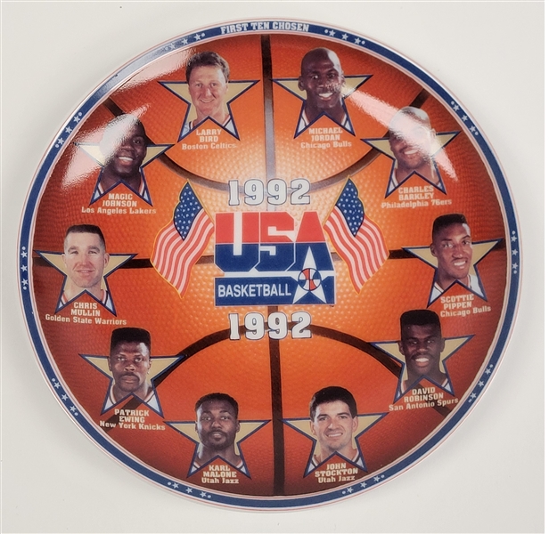 1992 USA Dream Team Limited Edition Collectors Plate