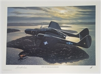 Leonard Hull Autographed "Bite of the Black Widow" 11x16 Lithograph