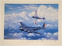 Joe M. Bean Autographed "Birth of a Legend" 11x16 Lithograph