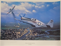 Chuck Older Autographed "Triple Dates With Destiny" 18x22 Lithograph
