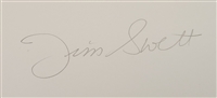 James Swett Autographed The Unlucky Eight 18x22 Lithograph