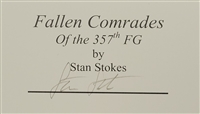 Bud Anderson & Bill Overstreet Autographed Fallen Comrades 18x22 Lithograph