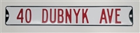 Devan Dubnyk Street Sign