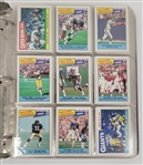 Lot of (2) 1987 & 1988 Topps Football Complete Sets