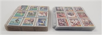 Lot of (2) 1987 & 1988 Topps Football Complete Sets