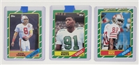 1986 Topps Football Complete Set w/ Jerry Rice, Steve Young, & Reggie White Rookies