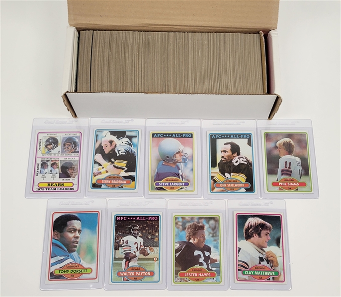 1980 Topps Football Complete Set