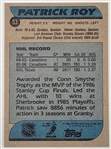 Patrick Roy 1986 Topps #53 Rookie Card