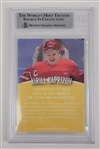 Kirill Kaprizov Autographed 2019 Hot Shot Prospects Card BGS