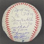 Perfect Game Pitchers Multi-Signed & Inscribed OML Baseball w/ 17 Signatures Including Sandy Koufax Beckett LOA