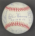 Perfect Game Pitchers Multi-Signed & Inscribed OML Baseball w/ 17 Signatures Including Sandy Koufax Beckett LOA