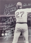 1975 Boston Red Sox Team Signed Fisk Wave 16x20 Photo Steiner