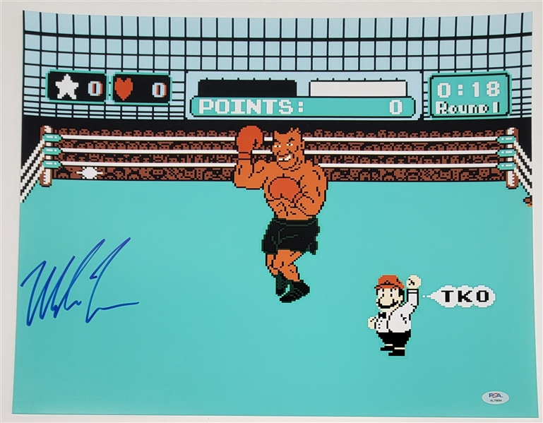 Mike Tyson Autographed 16x20 Photo PSA/DNA