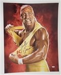Hulk Hogan Autographed 16x20 Photo Steiner