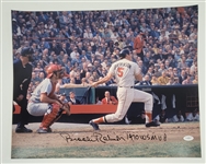 Brooks Robinson Autographed & Inscribed 16x20 Photo JSA
