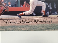 Brooks Robinson Autographed & Inscribed 16x20 Photo JSA