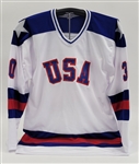 Jim Craig Autographed & Inscribed Custom Jersey Beckett