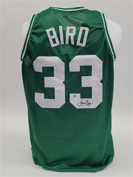 Larry Bird Autographed Custom Jersey PSA/DNA